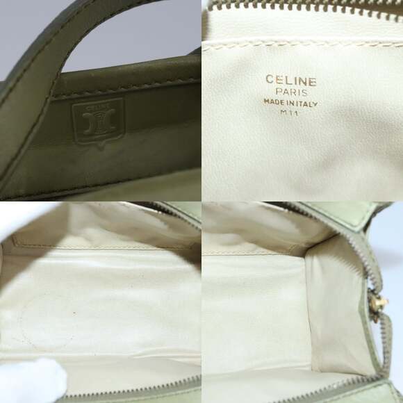 CELINE Hand Bag Leather Khaki - Picture 11 of 12